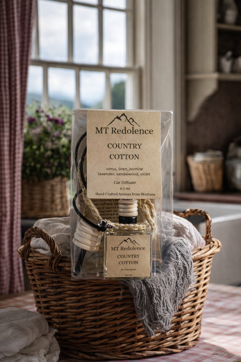 Country Cotton 8.3 ml car diffuser