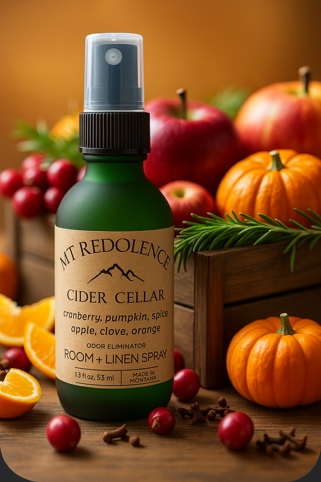 Cider Cellar Room & Linen Spray SEASONAL RELEASE-Limited Time