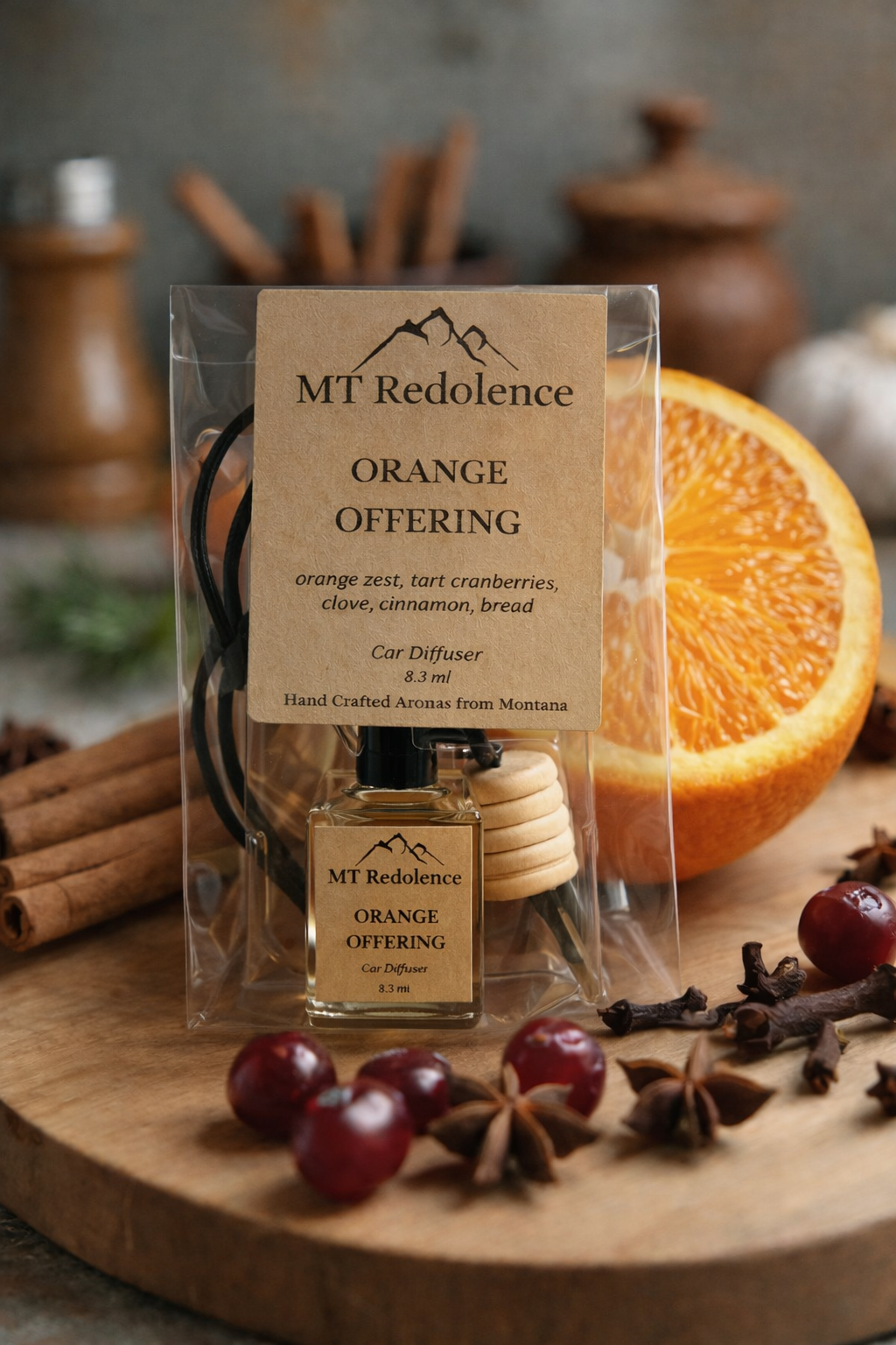 Orange Offering 8.3 ml car diffuser