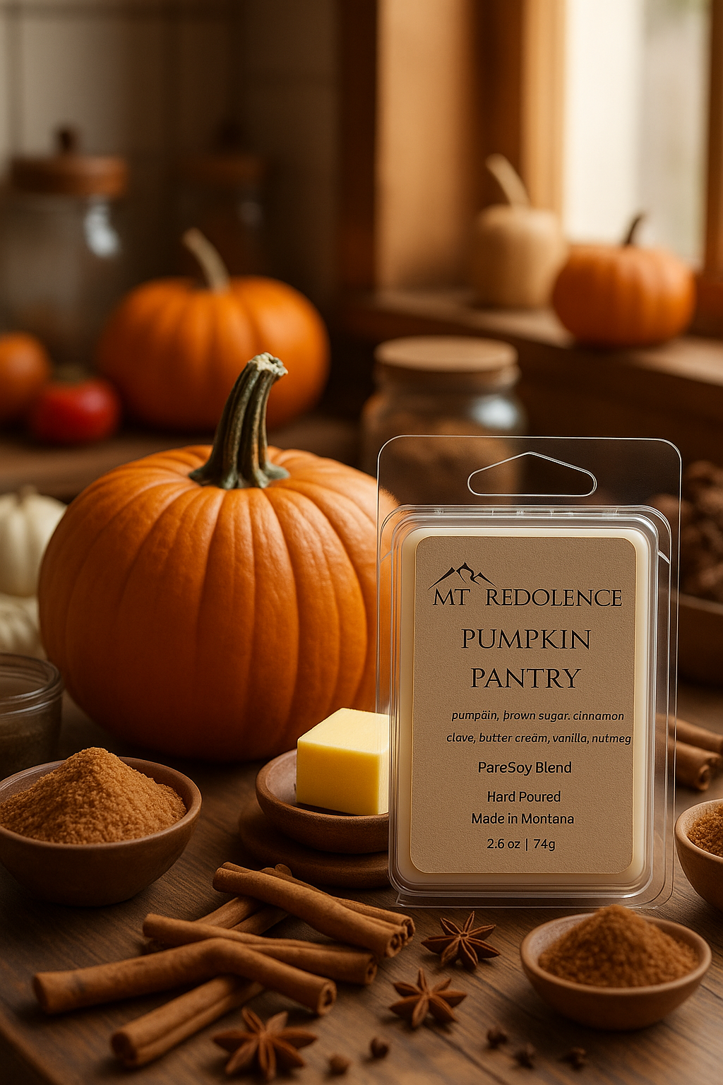 Pumpkin Pantry Wax Melt SEASONAL RELEASE-Limited Time