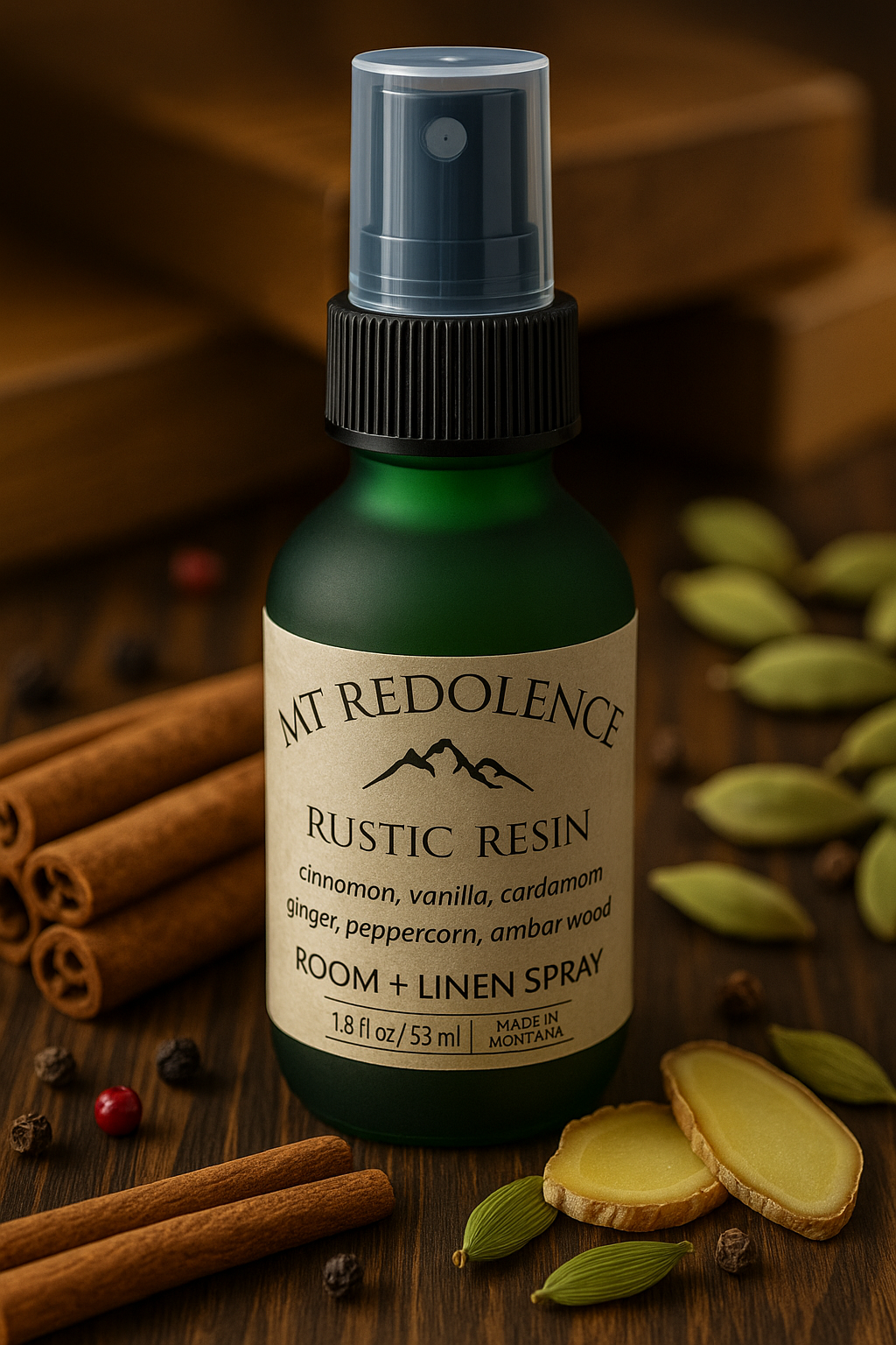 Rustic Resin Room & Linen Spray SEASONAL RELEASE-Limited Time