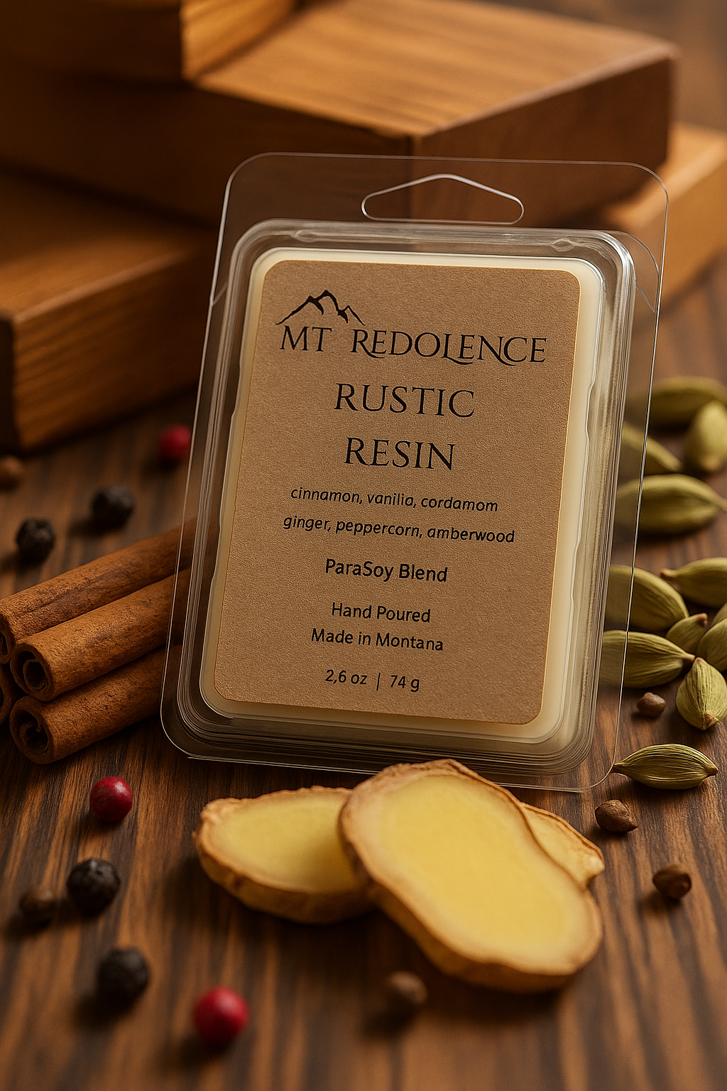 Rustic Resin Wax Melt SEASONAL RELEASE-Limited Time